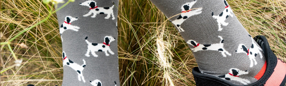 Mr Heron Dog Socks